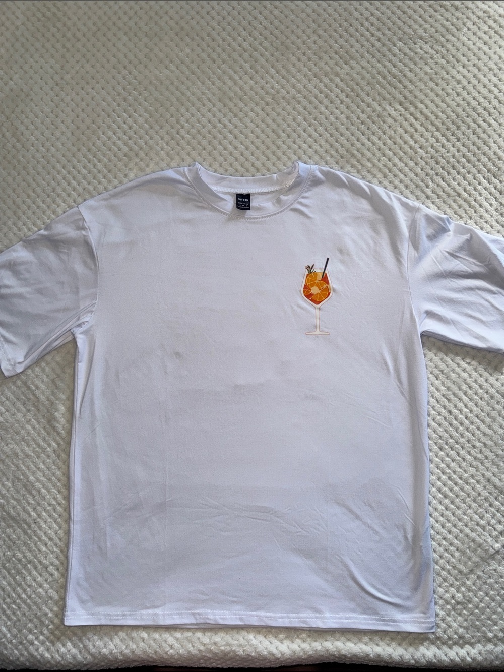 👚 EUC SHEIN Aperol Spritz Graphic T-Shirt – Women’s Small